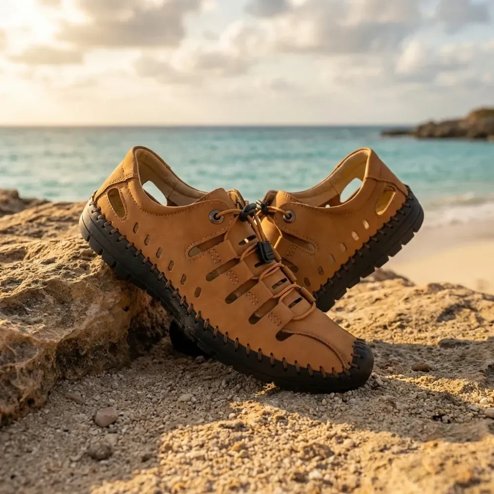 Premium leather comfort & style - footwear