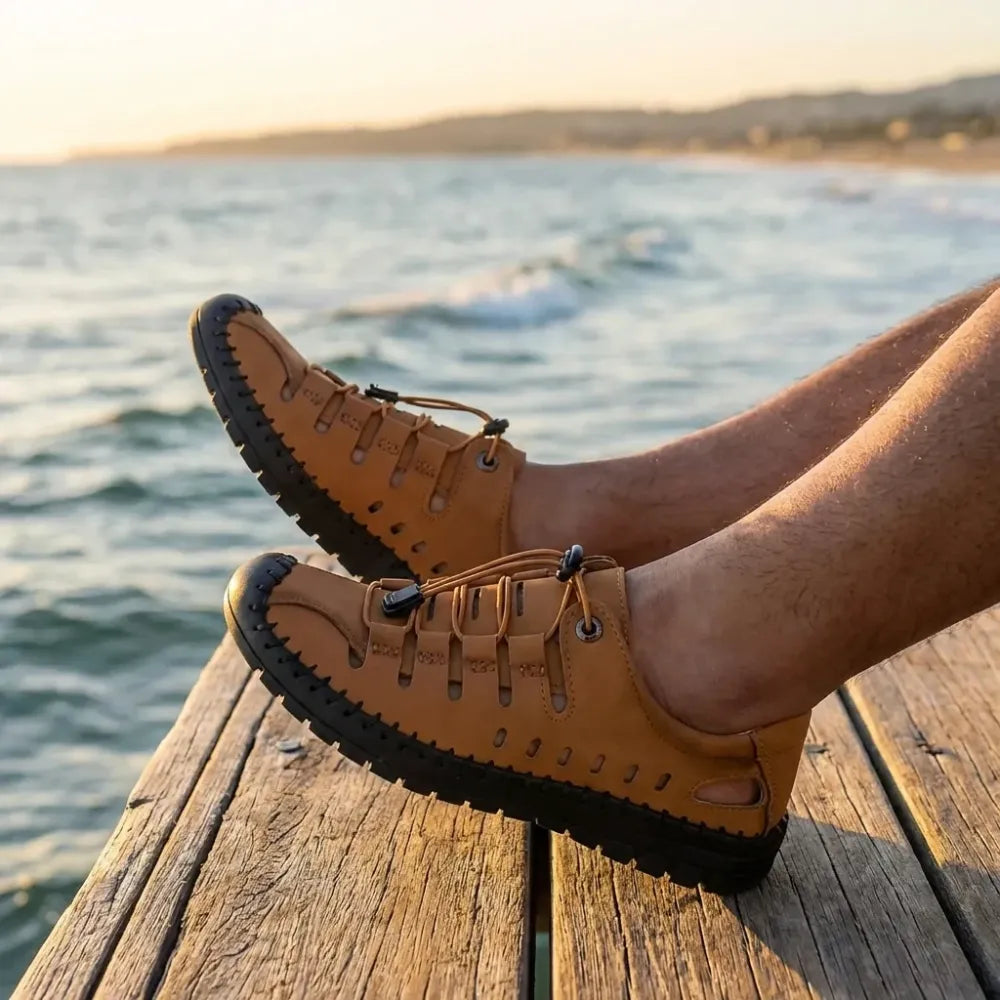 Premium leather comfort & style - footwear