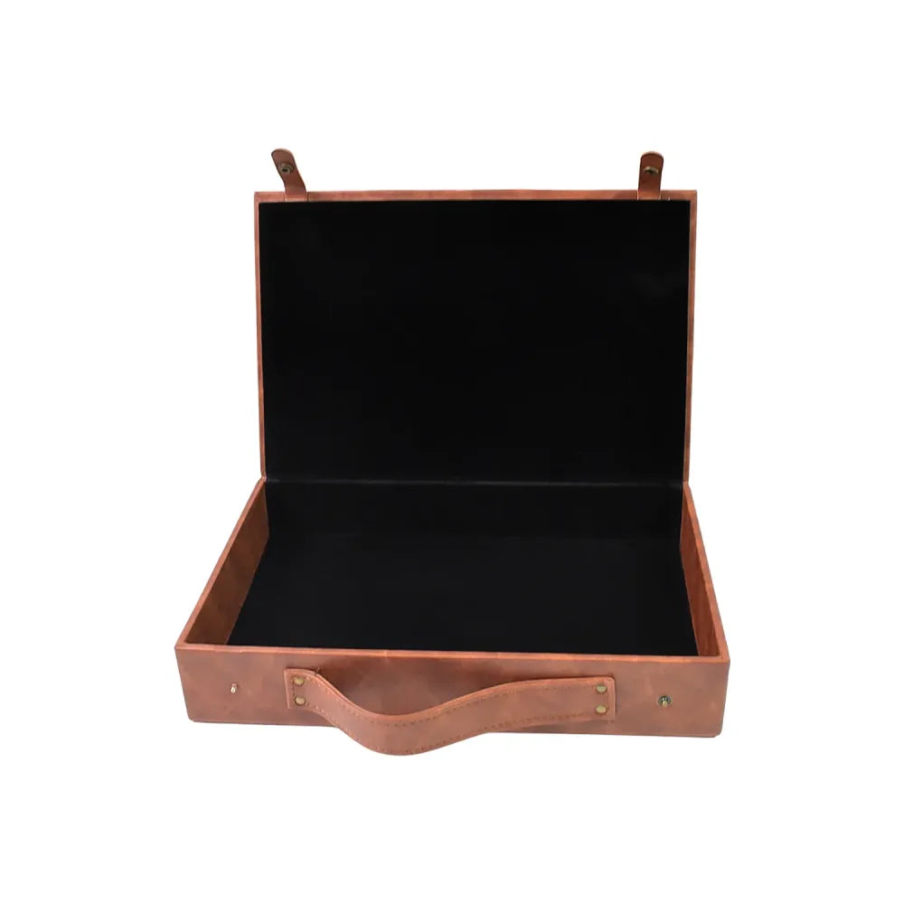 Premium leather poker case - home improvement