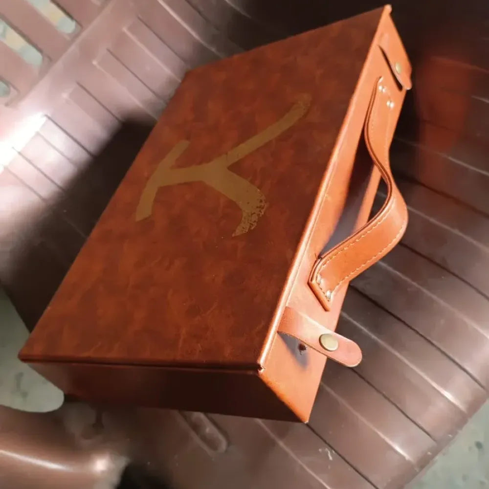 Premium leather poker case - home improvement