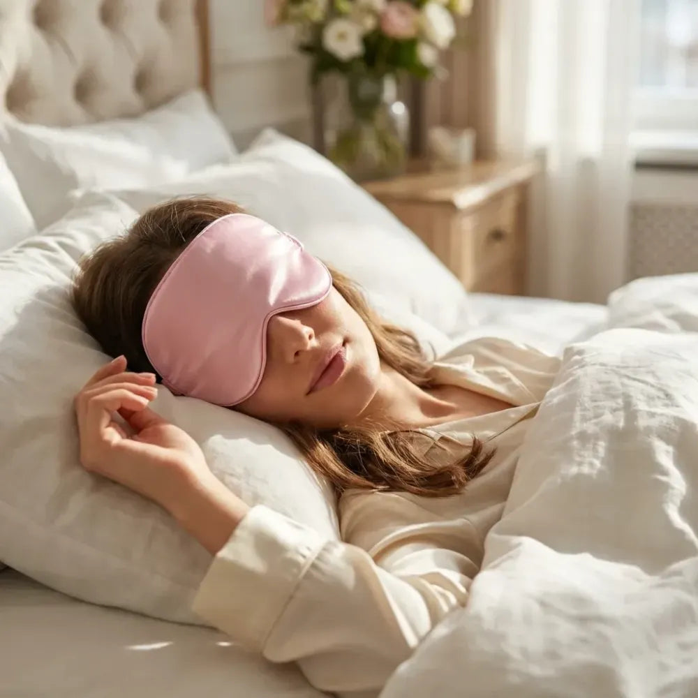 Premium satin sleep mask satin sleep mask - home improvement