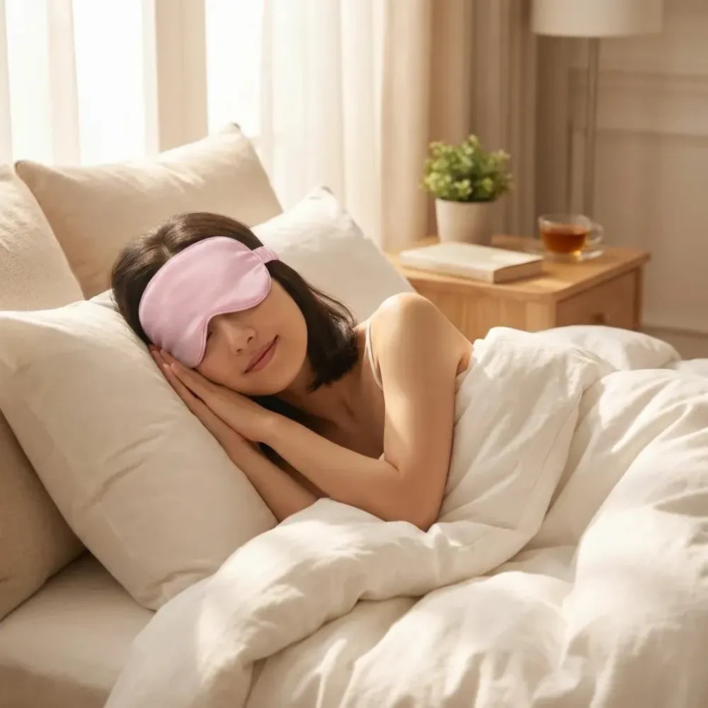 Premium satin sleep mask satin sleep mask - home improvement
