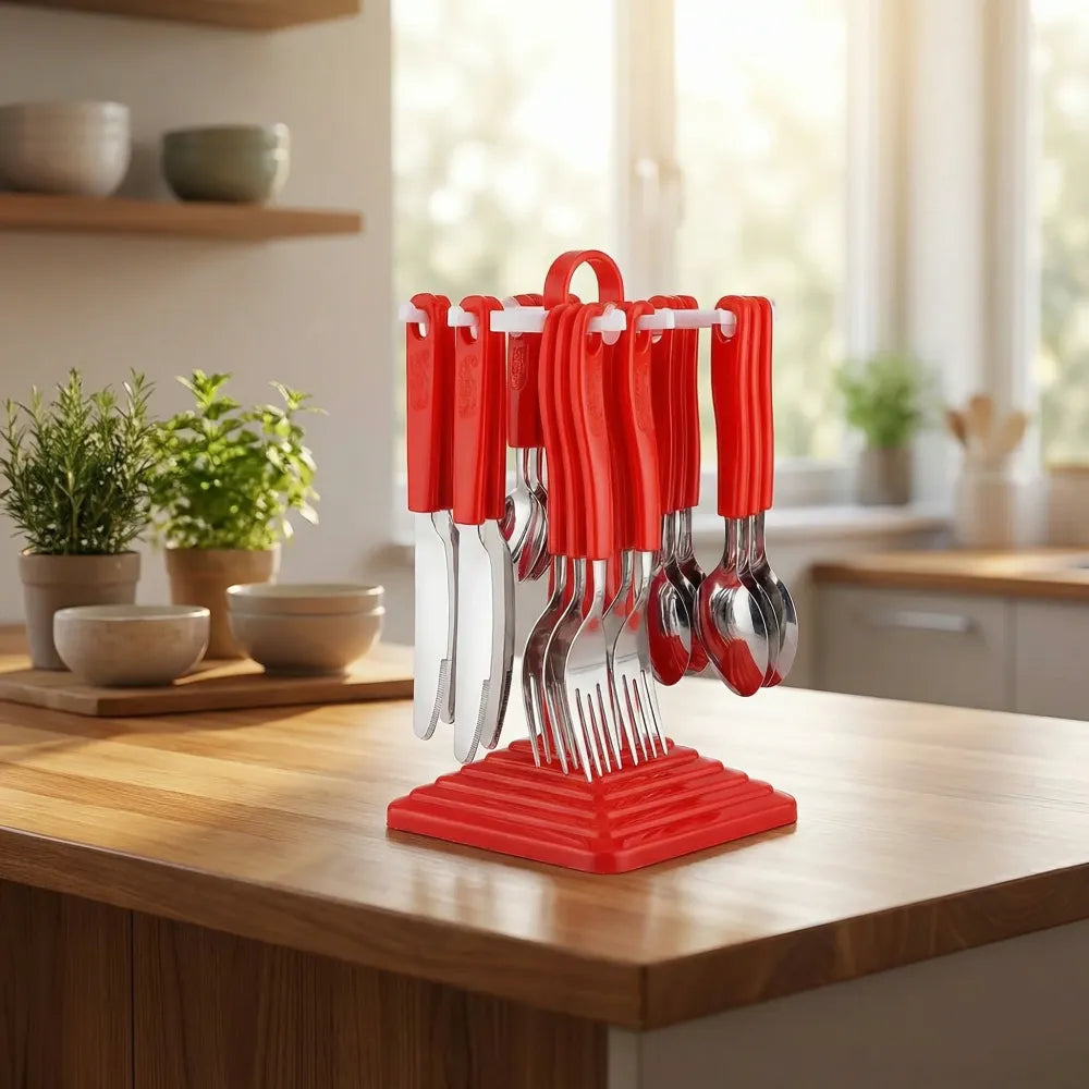 Premium stainless steel cutlery set - home & kitchen