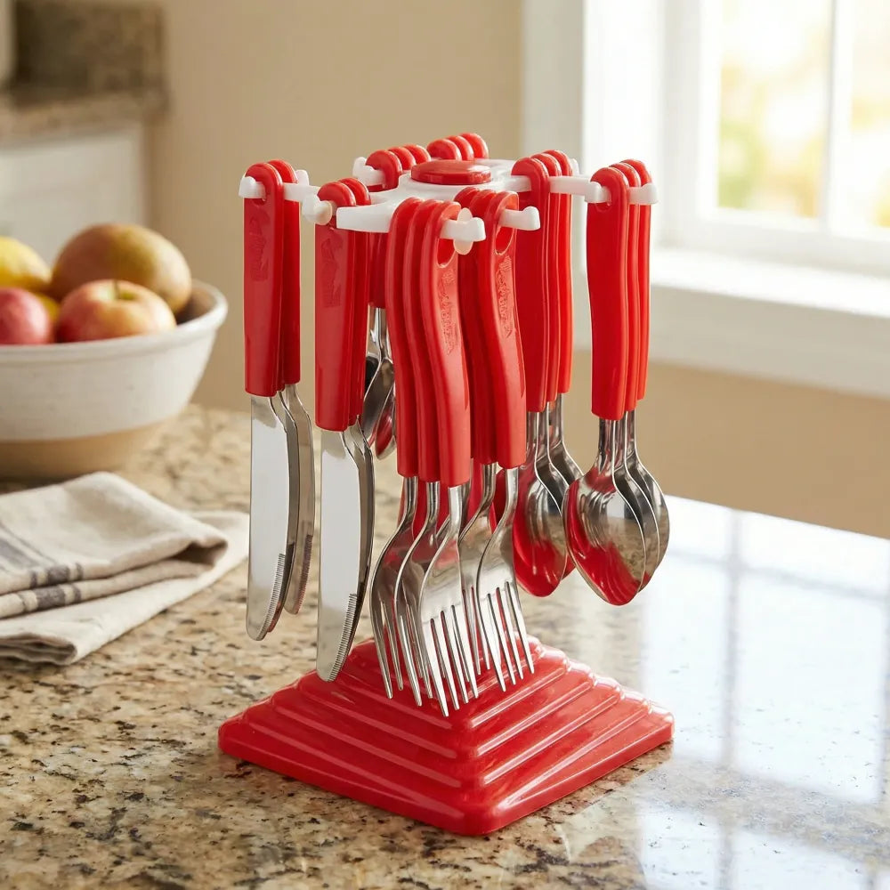 Premium stainless steel cutlery set - home & kitchen