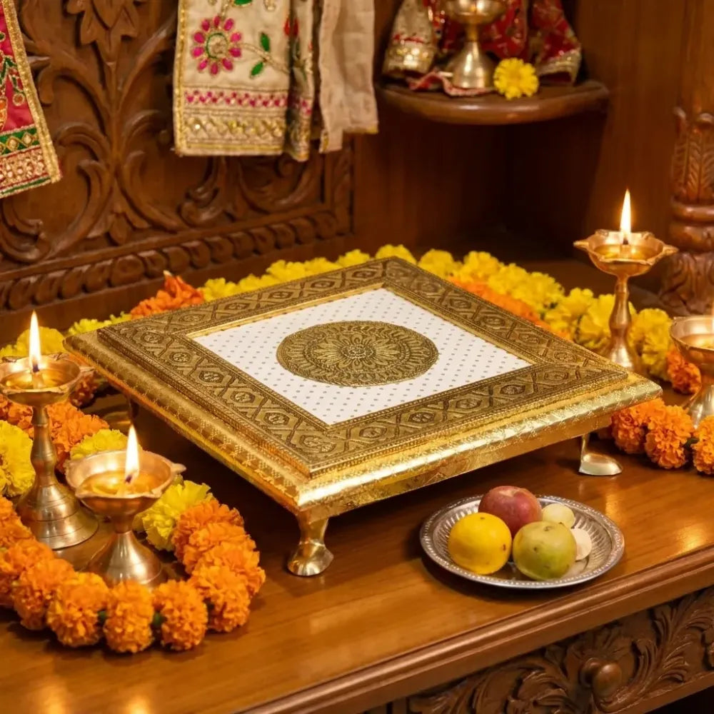 Premium wooden pooja chowk - home improvement