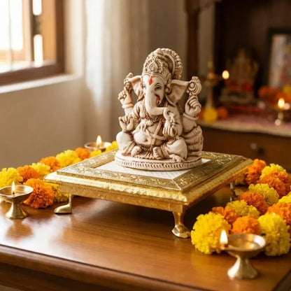 Premium wooden pooja chowk - home improvement