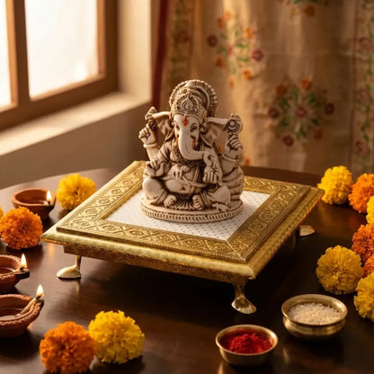 Premium wooden pooja chowk - home improvement