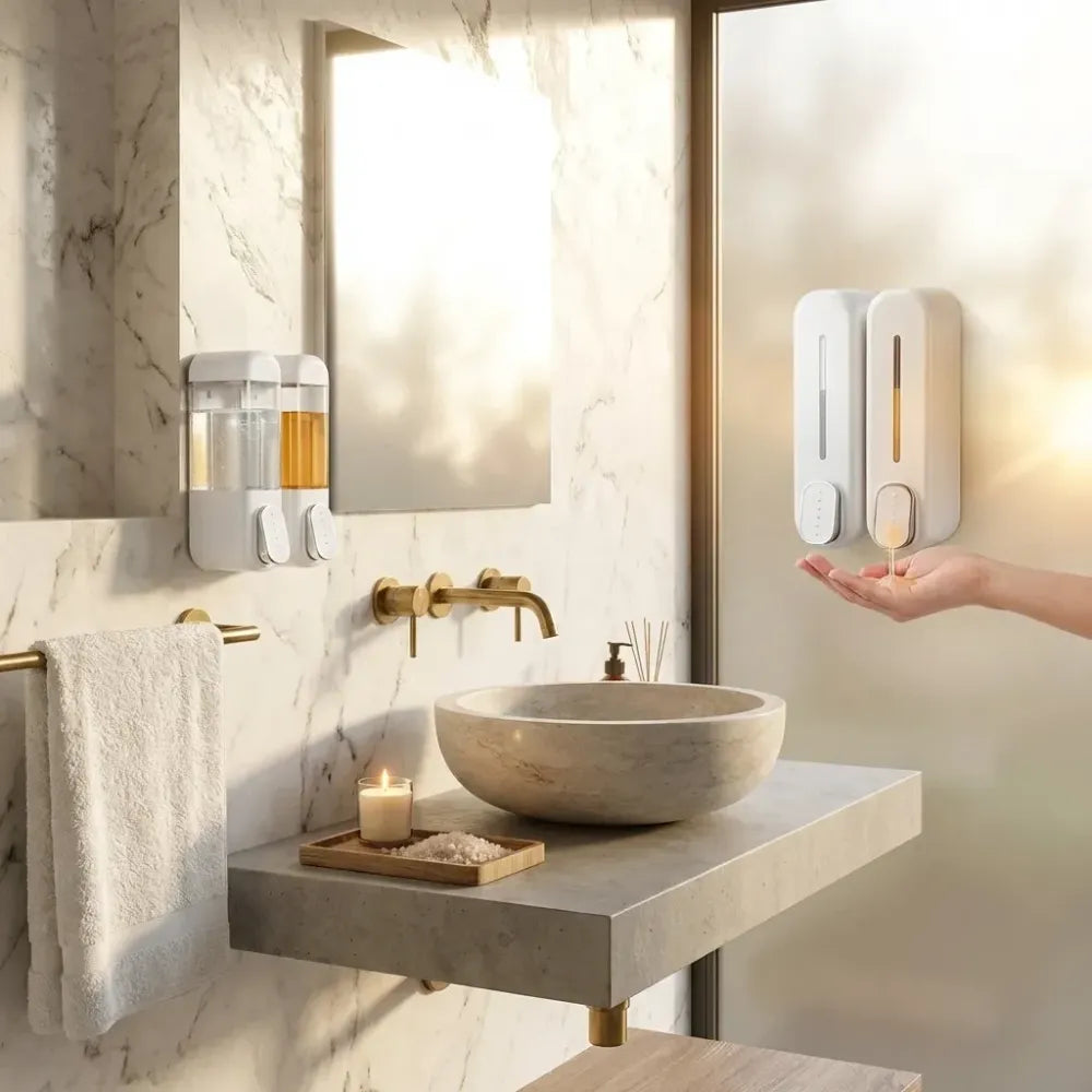 Press wall-mounted dispenser soap manual