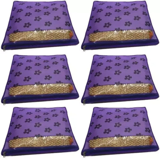 Printed saree storage covers - home essentials