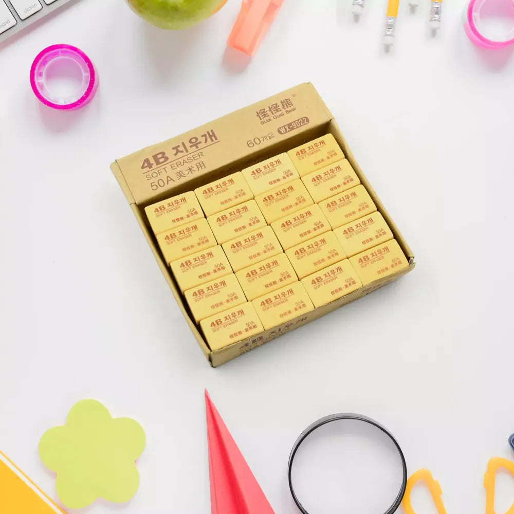 Professional 4b art erasers