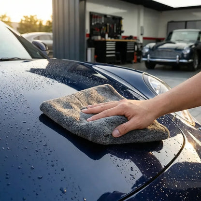 Professional car cleaning towel thickened ultrafine fiber