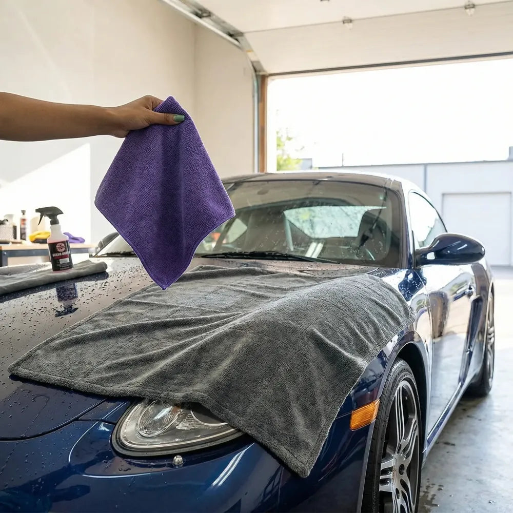 Professional car cleaning towel thickened ultrafine fiber
