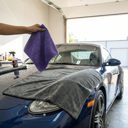 Professional car cleaning towel thickened ultrafine fiber