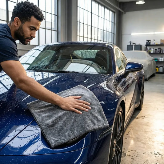 Professional car cleaning towel thickened ultrafine fiber