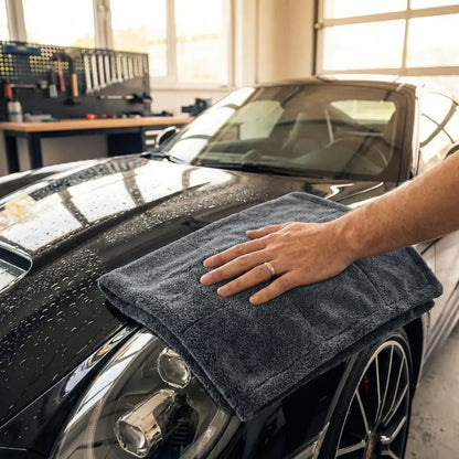 Professional car cleaning towel thickened ultrafine fiber