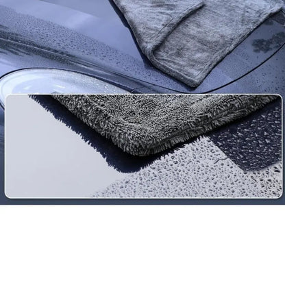 Professional car cleaning towel thickened ultrafine fiber