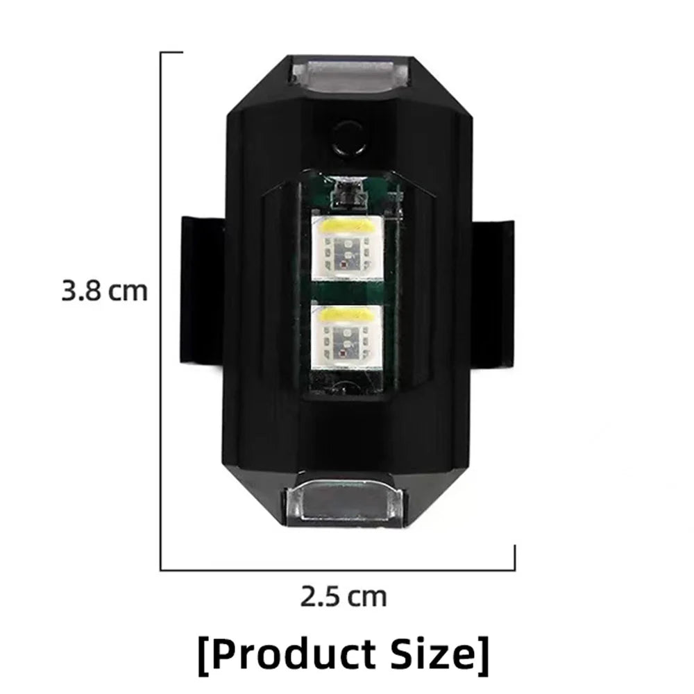 Multi-color rechargeable strobe light
