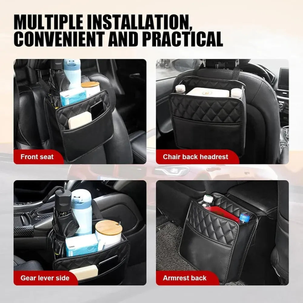 Pu car seat organizer