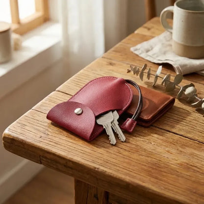 Pu leather car key case creative pull-out cover (pack of 2)