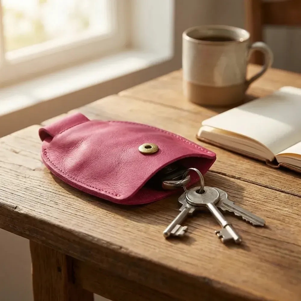 Pu leather car key case creative pull-out cover (pack of 2)