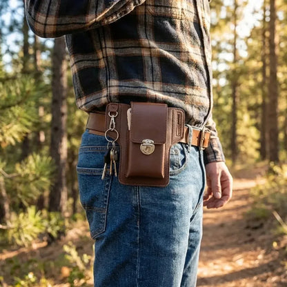 Pu leather phone holster