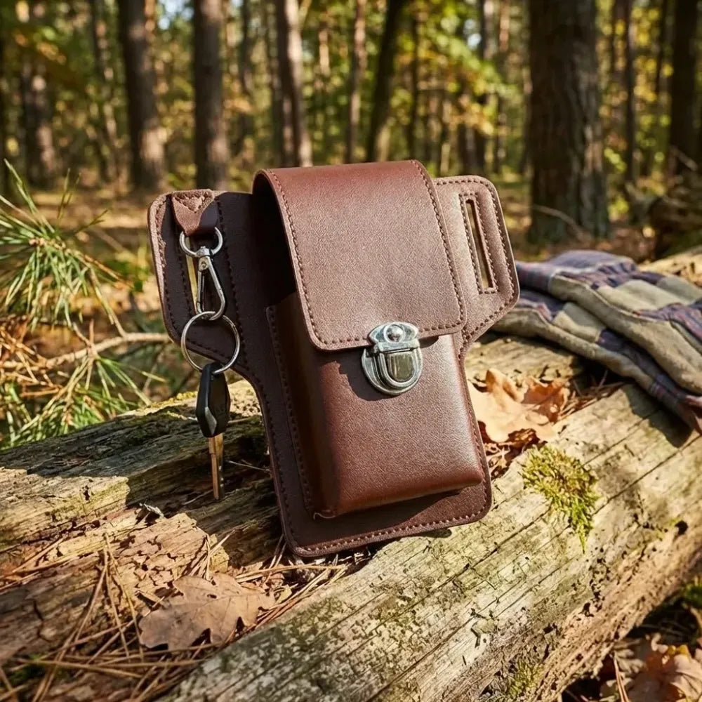 Pu leather phone holster