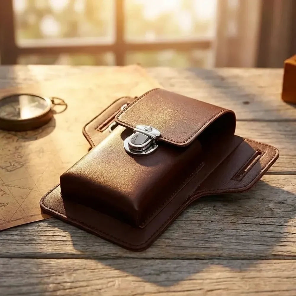 Pu leather phone holster