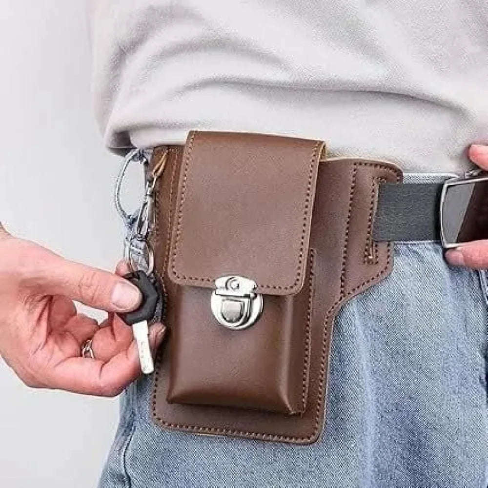 Pu leather phone holster