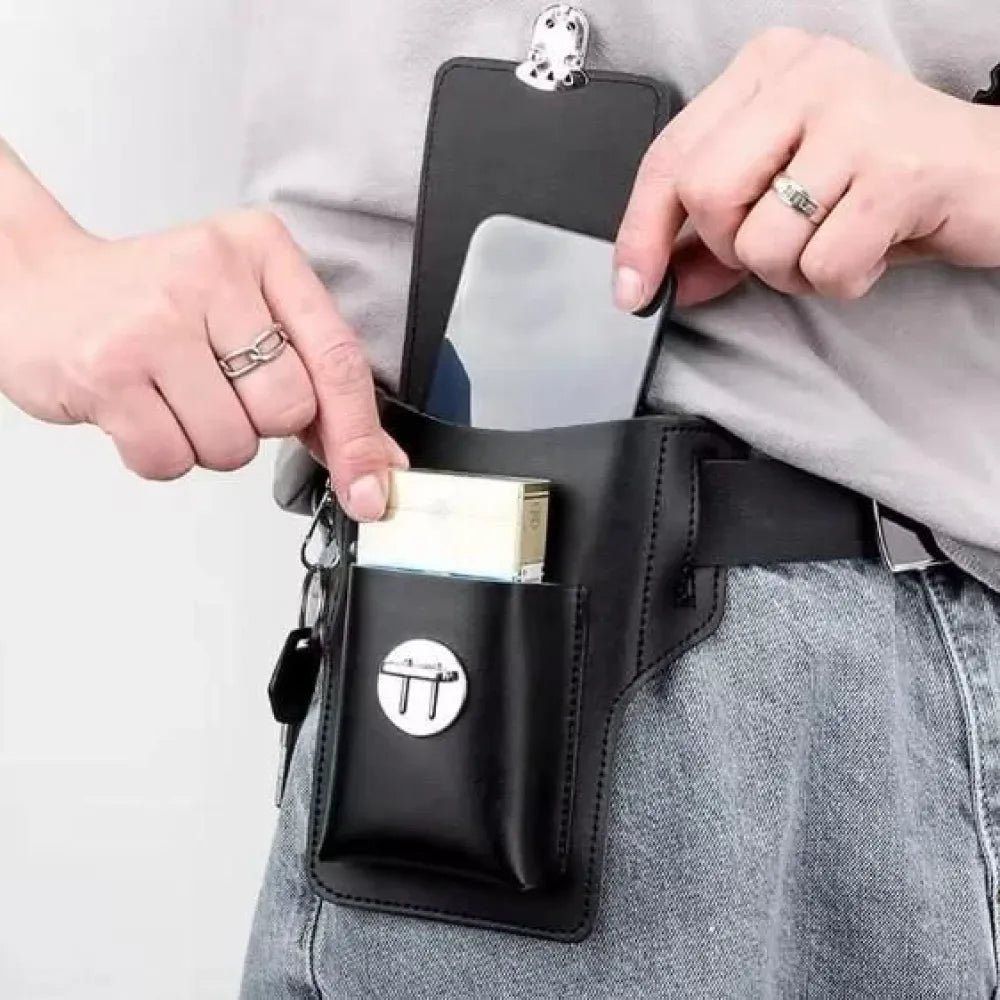 Pu leather phone holster