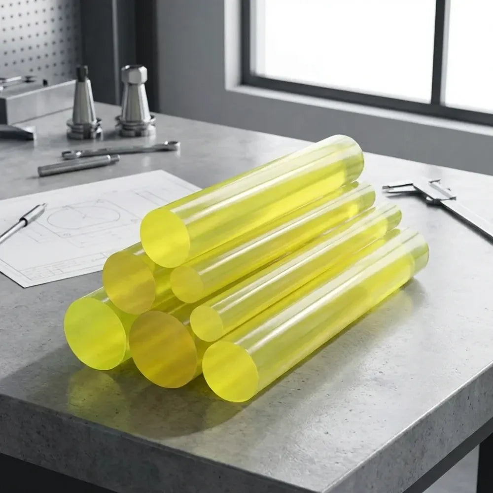 Pu shock absorbing rods