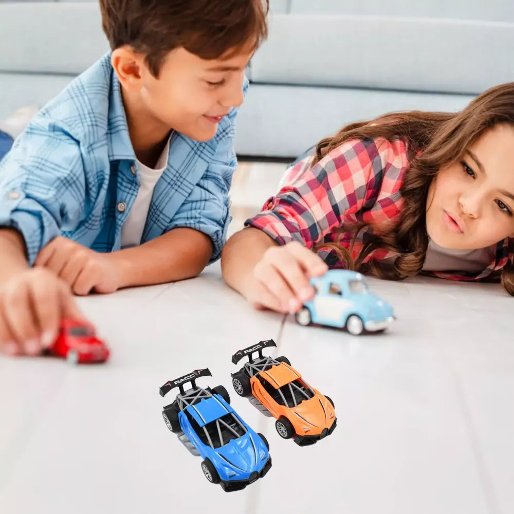 Pull-back racing cars set