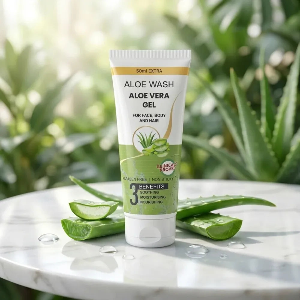 Pure soothing aloe gel