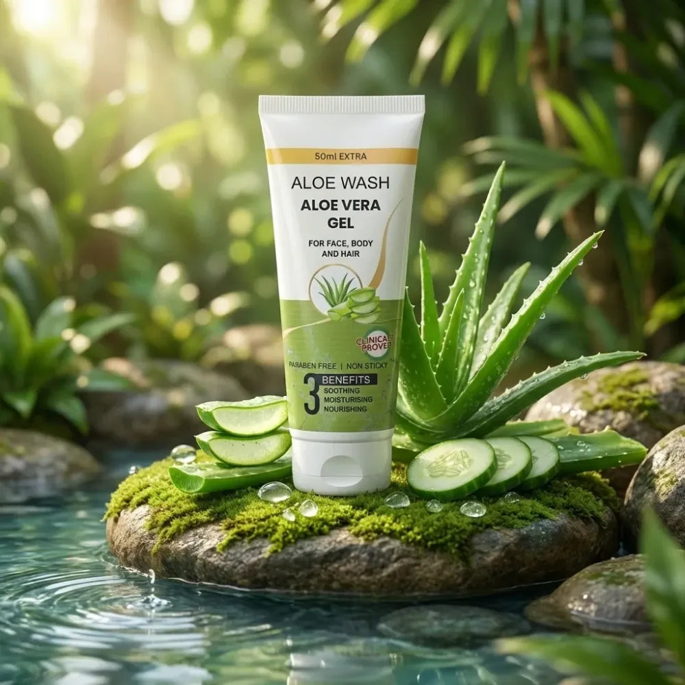 Pure soothing aloe gel