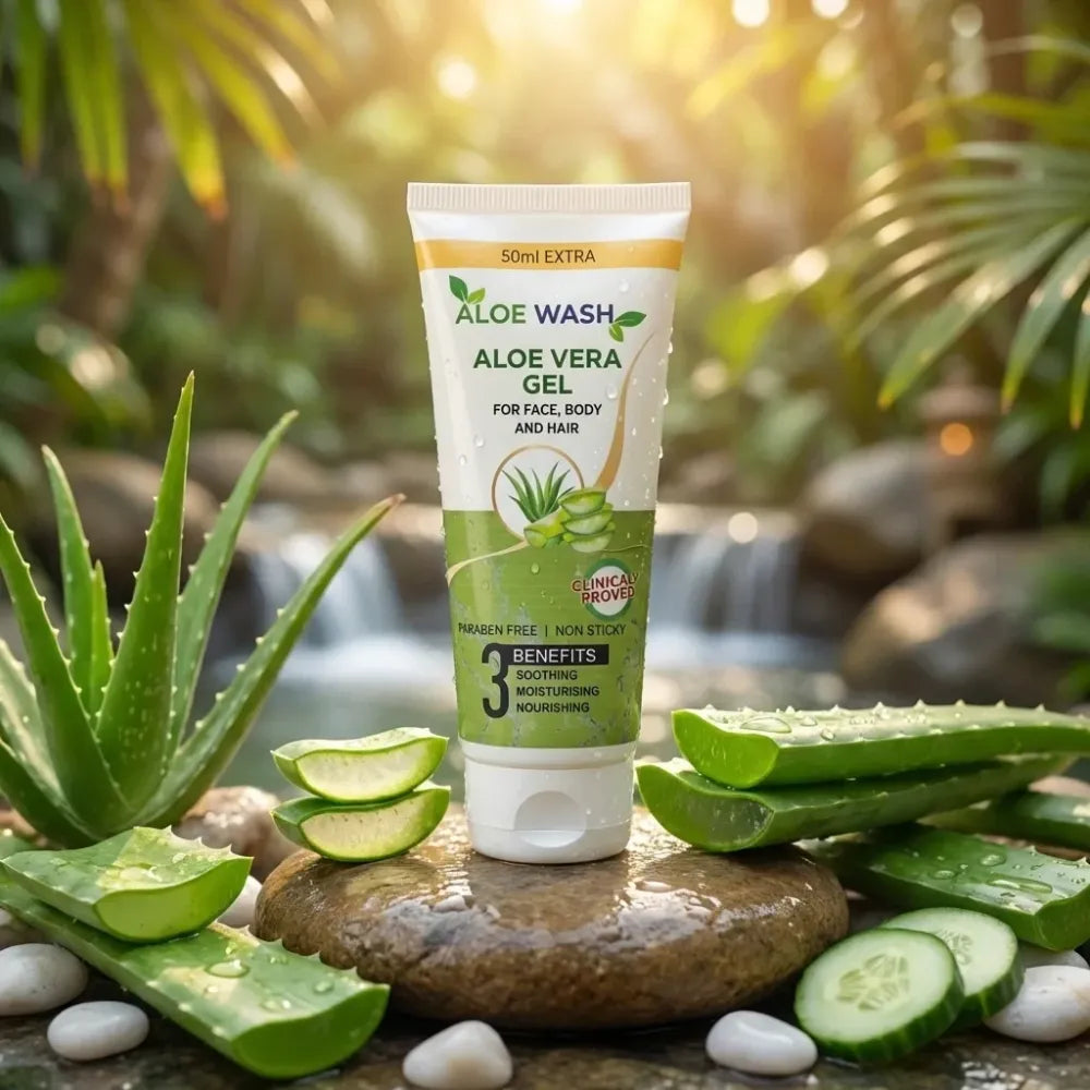 Pure soothing aloe gel
