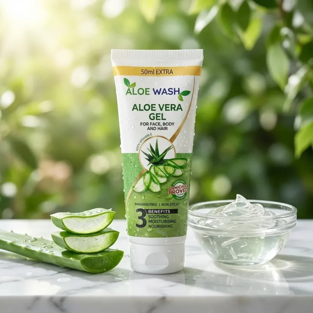 Pure soothing aloe gel