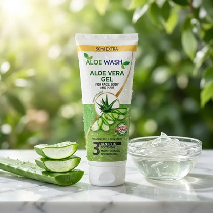 Pure soothing aloe gel