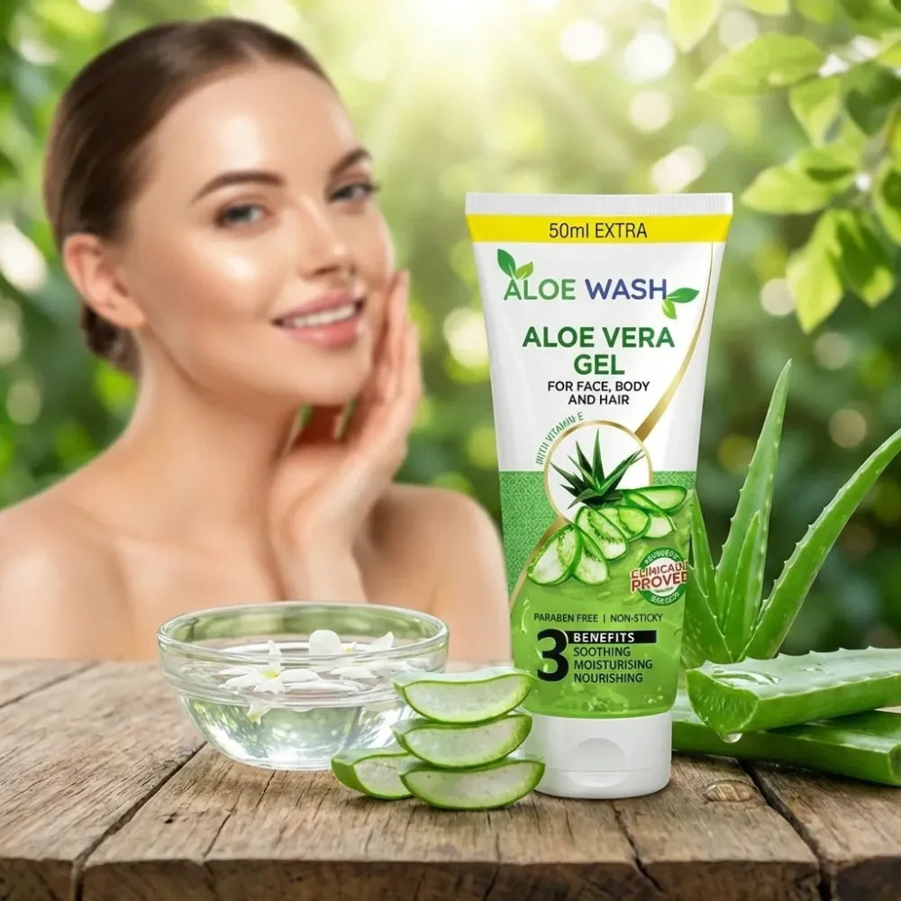 Pure soothing aloe gel