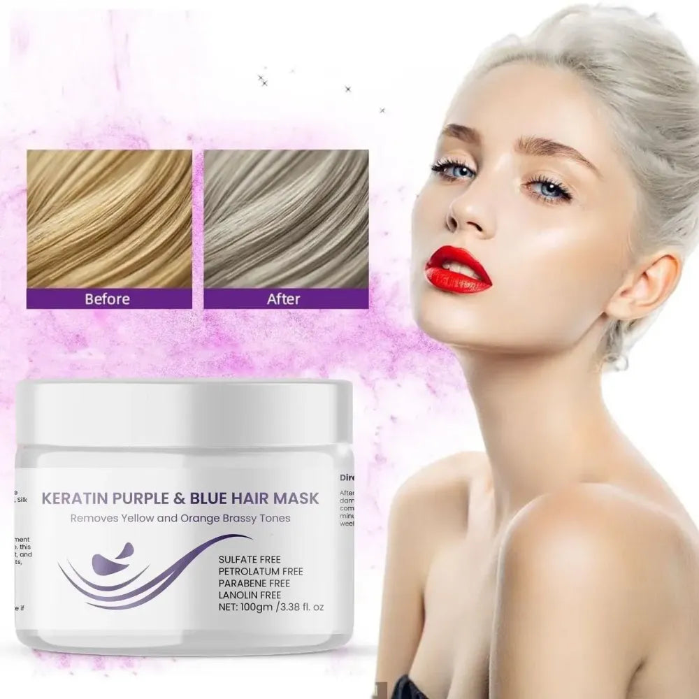 Purple & blue hair mask - potential heroes