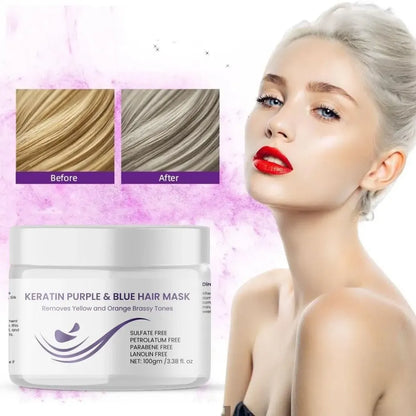 Purple & blue hair mask - potential heroes