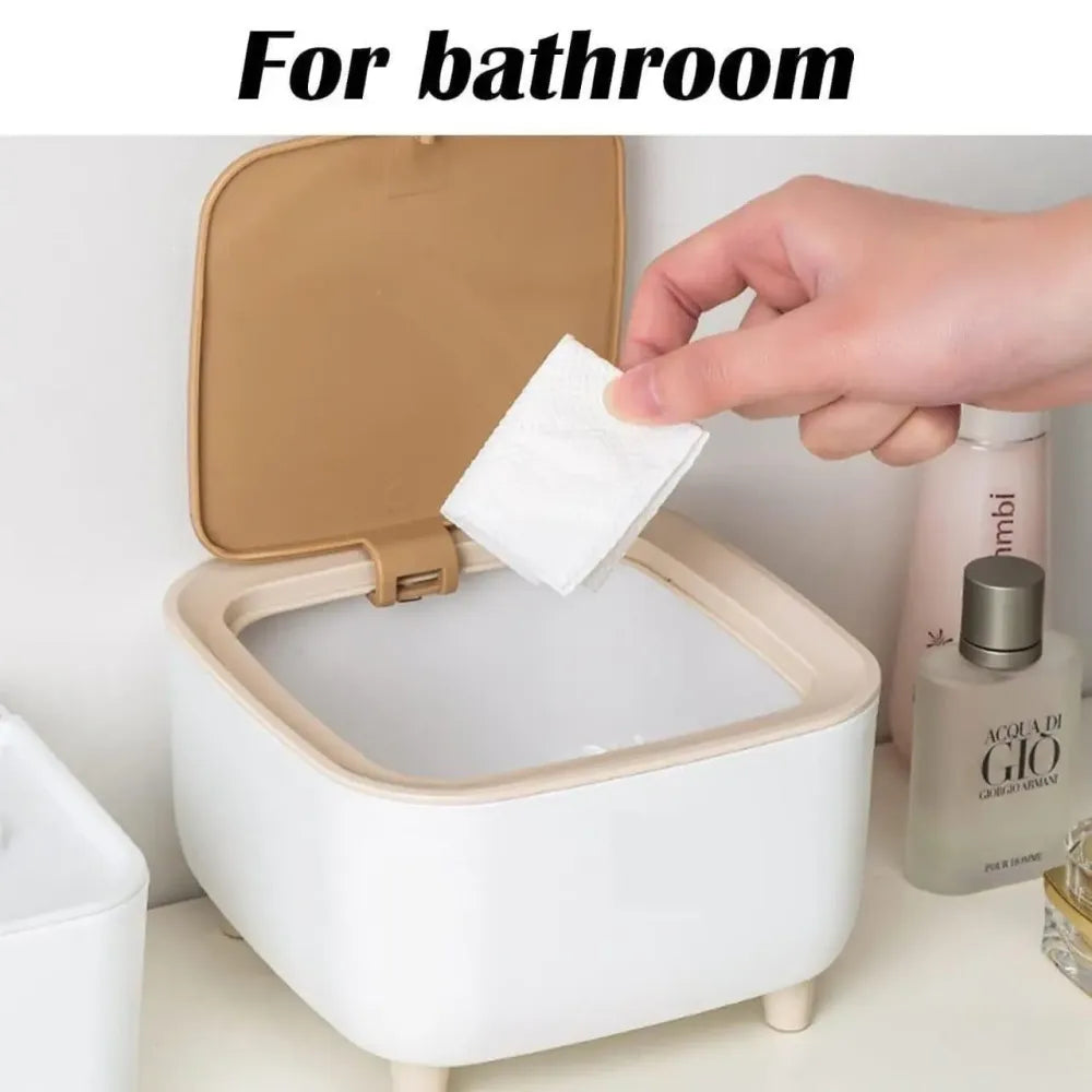 Push-button desk bin - potential heroes