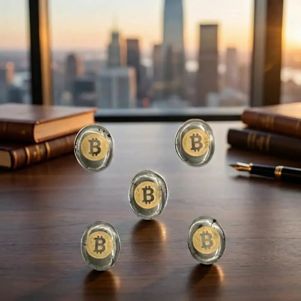 Pyrite bitcoin stone – pack of 2