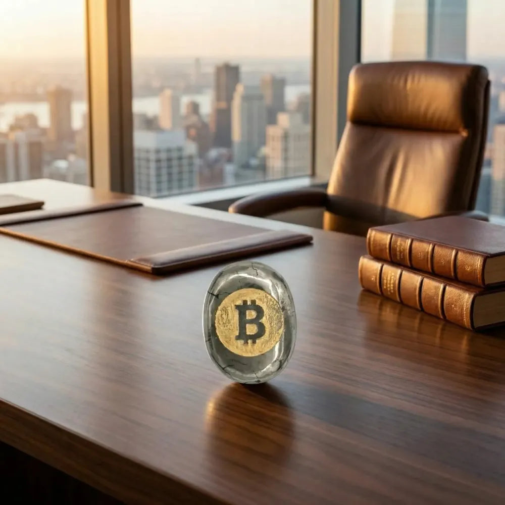 Pyrite bitcoin stone – pack of 2