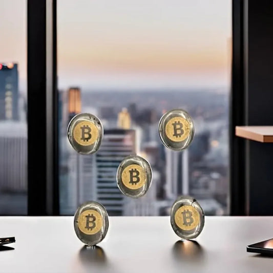 Pyrite bitcoin stone – pack of 2