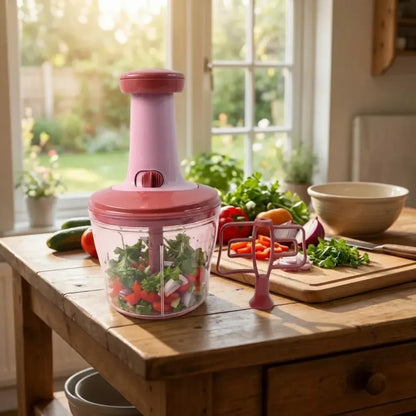 Quba 1000ml push chopper - home & kitchen