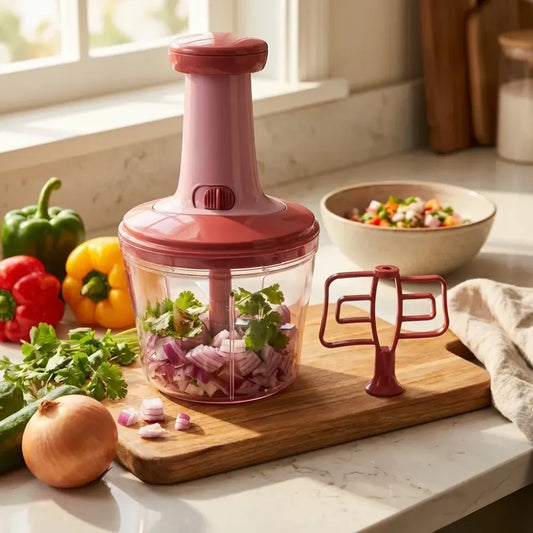 Quba 1000ml push chopper - home & kitchen