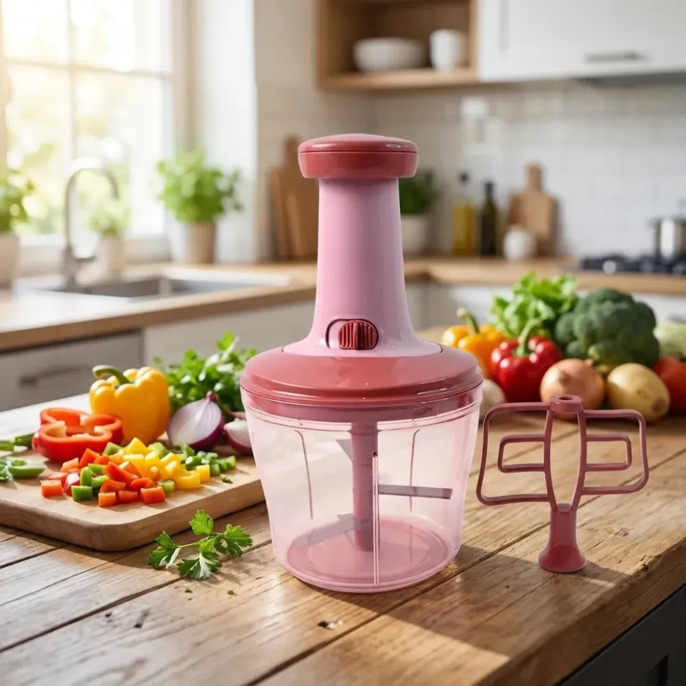 Quba 1000ml push chopper - home & kitchen