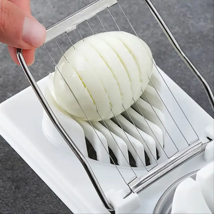 Quick stainless steel egg slicer - home improvement