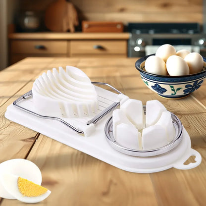 Quick stainless steel egg slicer - home improvement