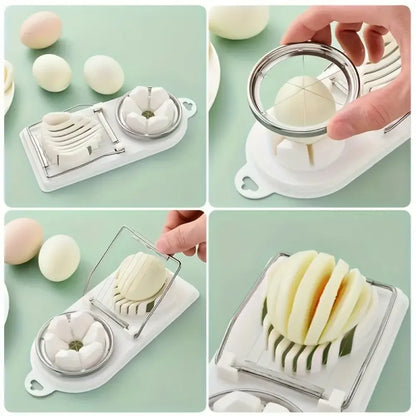 Quick stainless steel egg slicer - home improvement