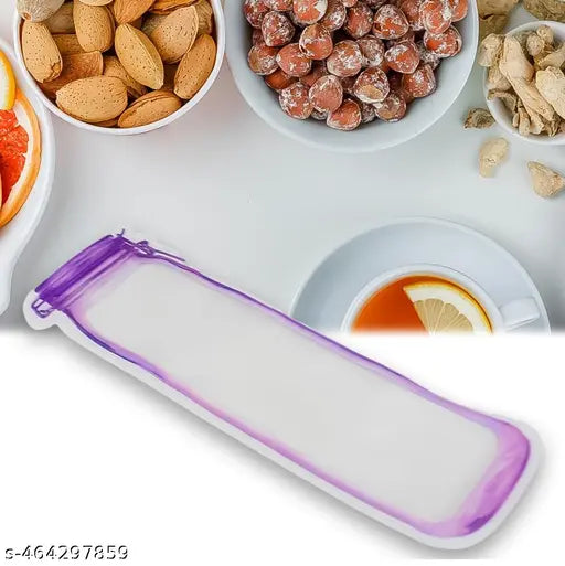 Reusable bottle-shaped food bags